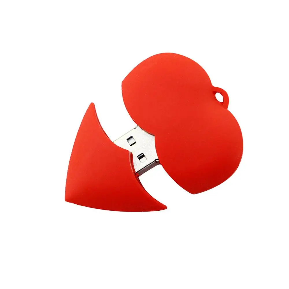 USB флеш накопитель в виде сердца 4/8/16/32/64 ГБ|USB флэш-накопители| |