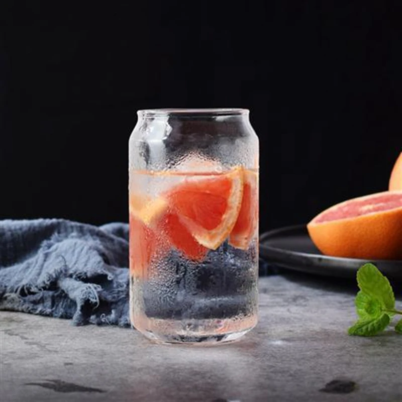 Glass Coke Transparent Milk Household Simple Creative Fresh Tea Cup Juice Water Bottle Shot Cups | Дом и сад