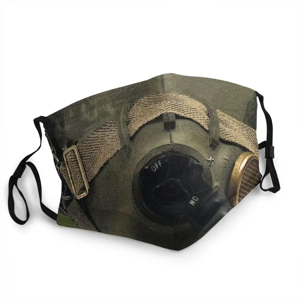 

Basic Pilot Mask Adult Kids Anti Dust Filter Diy Mask Fighter Aircraft Air Force Pilot Gunner Oxygen Helmet Aircrew Respirator