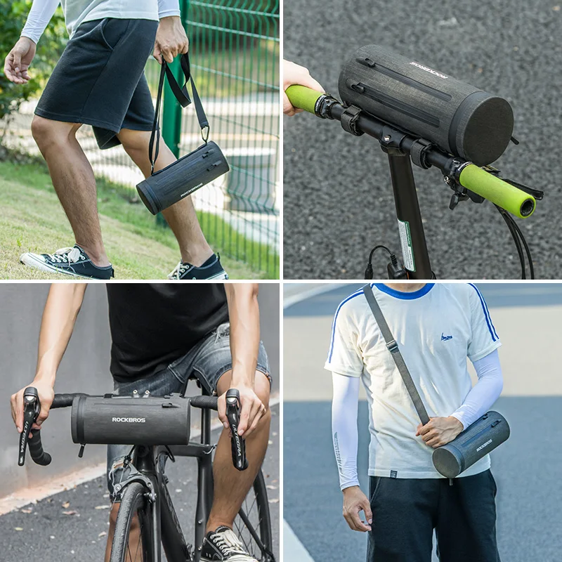 Multifunction 5in1 Bike Bag Scooter Electric Bicycle Handlebar Bag Rainproof Cycling Large Capacity Storage Bag Bike Accessories