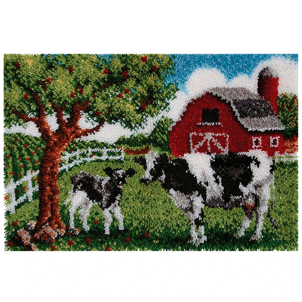 Крюк с защелкой комплект коврика украшения дома набор крючков для вязания Ручное