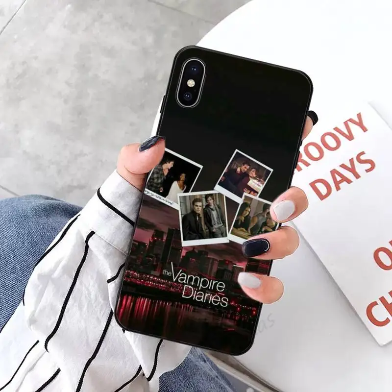 

The Vampire Diaries Stefan Damon Salvatore Phone Cases for iPhone 11 12 pro XS MAX 8 7 6 6S Plus X 5S SE 2020 XR