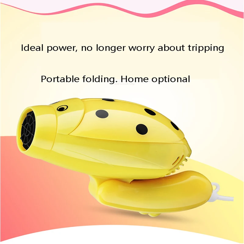 750 Вт складной мини воздуходувка для волос с европейской вилкой домашний