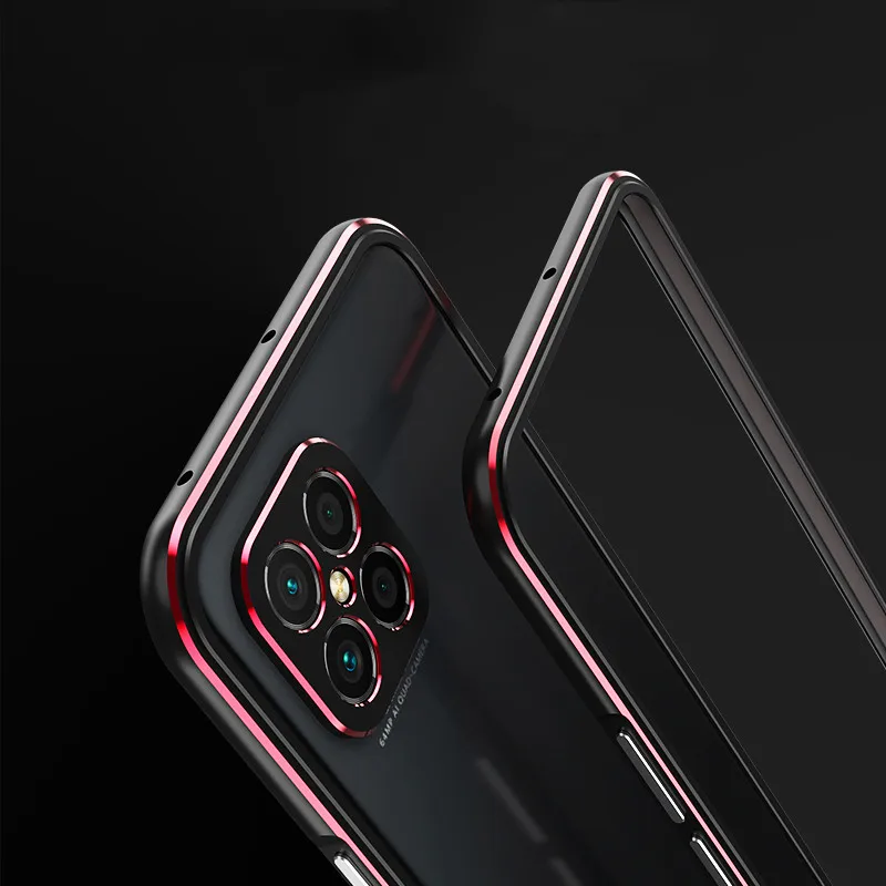 For Huawei Nova 8 SE Aluminum metal bumper Frame Slim Cover phone case+ carmera Protector