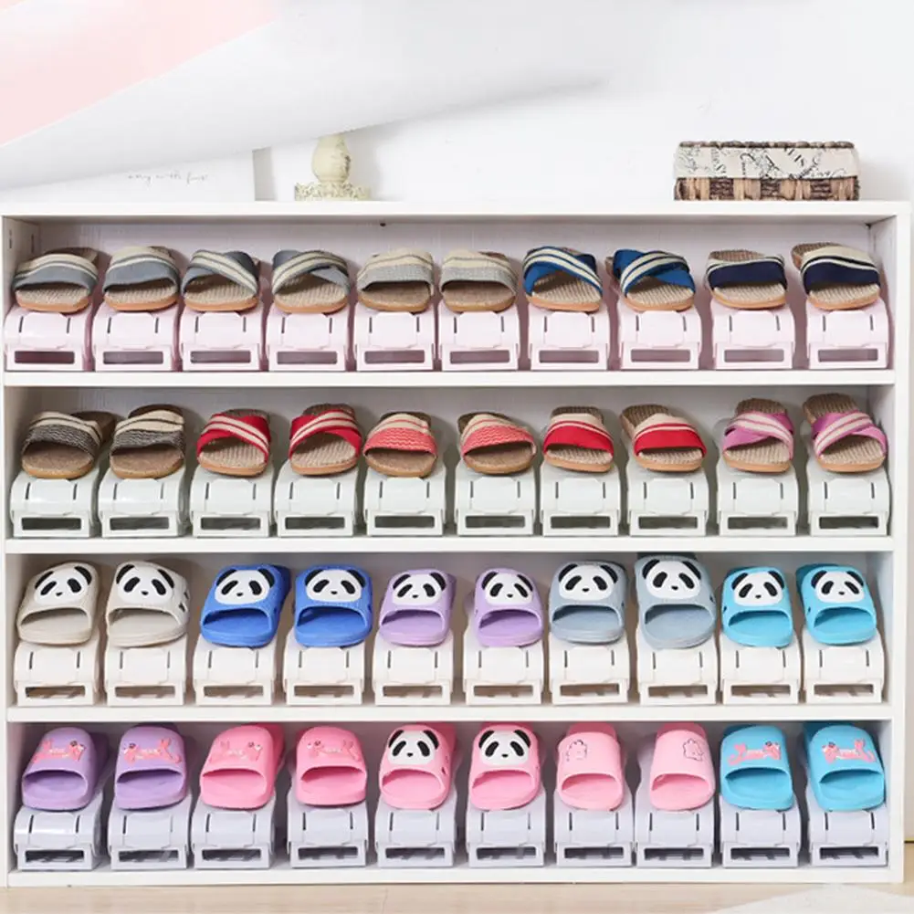 Nordic инновационные интегрированные регулируемый стеллаж для обуви DIY хранение