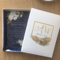 rsvp card with acrylic wedding invitation cardwedding decoration invitations