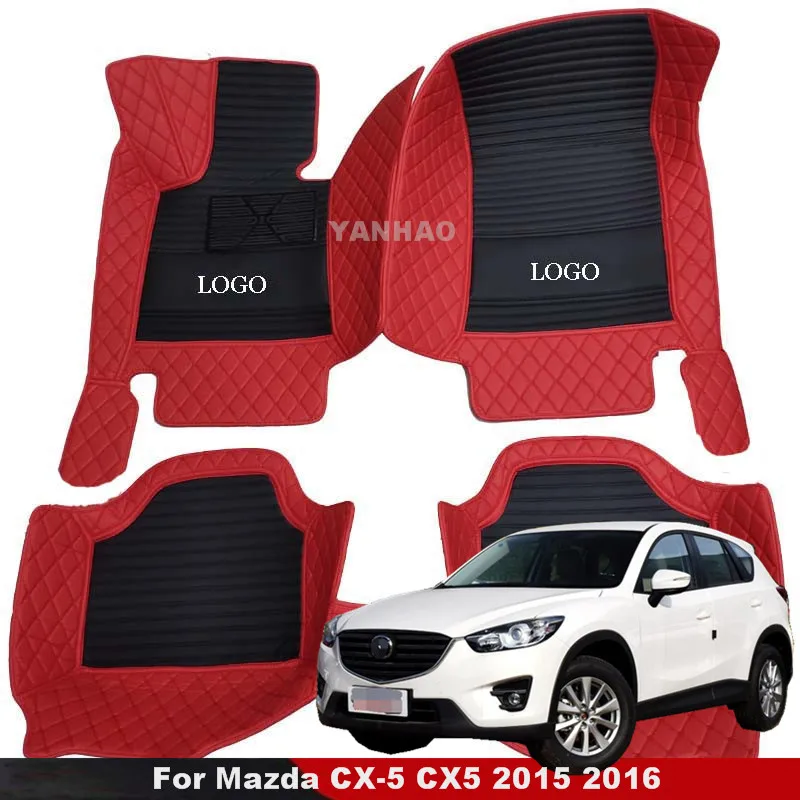 Автомобильный коврик для Mazda CX 5 CX5 2015 2016 автомобильные коврики Водонепроницаемый