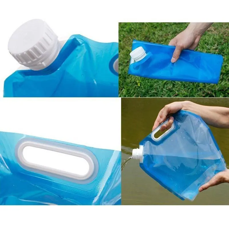 

Water Container BBQ Water Container Outdoor Water Bags Foldable portable Drinking Camp Picnic Bag Carrier Car 5L/10L Water