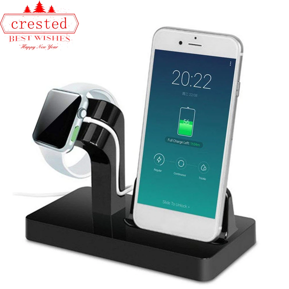 

2in1 Stand For Apple watch charger 5 4/3/2/1 iwatch Band IPhone X 8 7 7/8 Plus 6S 6 Plus 6S 5S magnetic charger station
