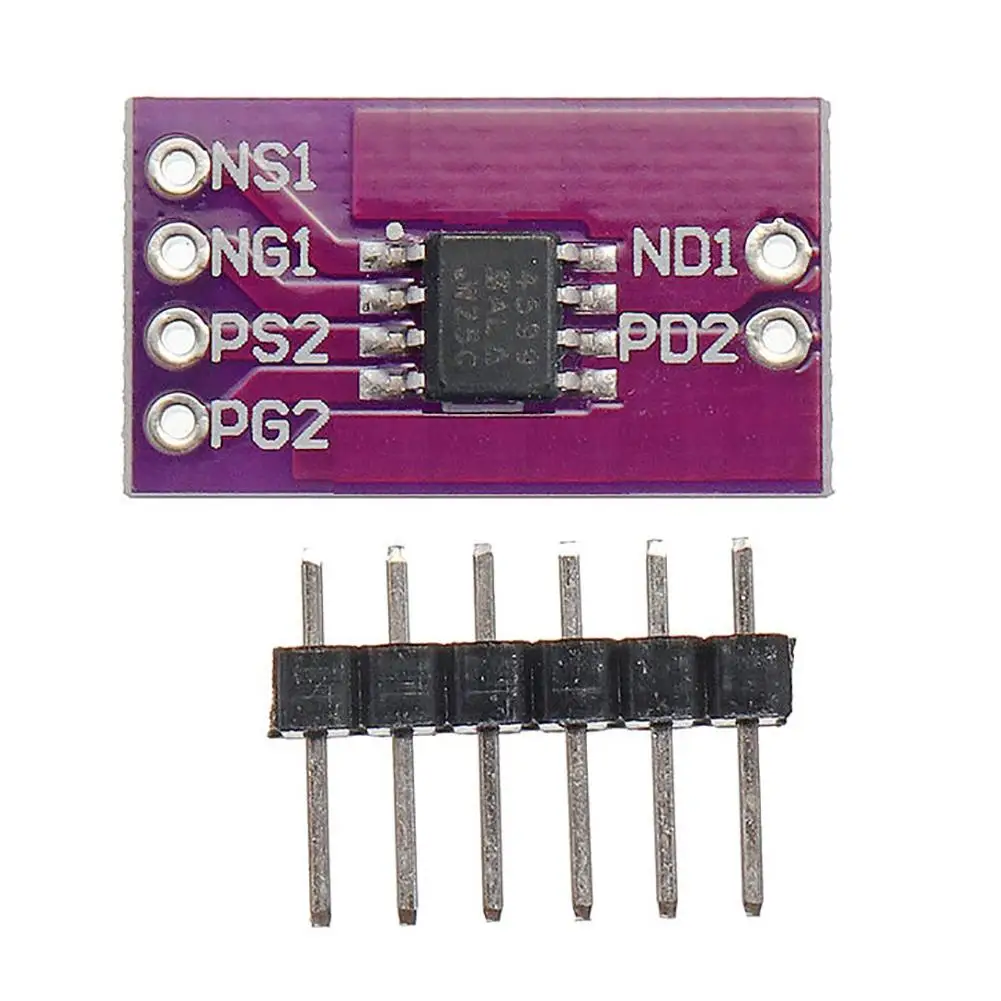 

CJMCU-4599 Si4599 N P Channel 40V D-S MOSFET Expansion Board Module + Pin Header