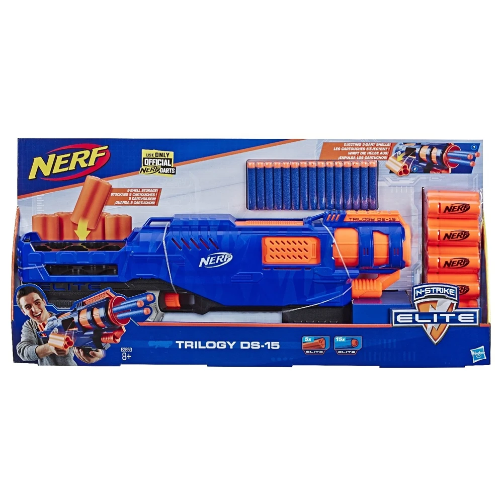 Игрушка Nerf Hasbro Элит Трилоджи DS 15 E2853EU4|Игрушечное оружие| |
