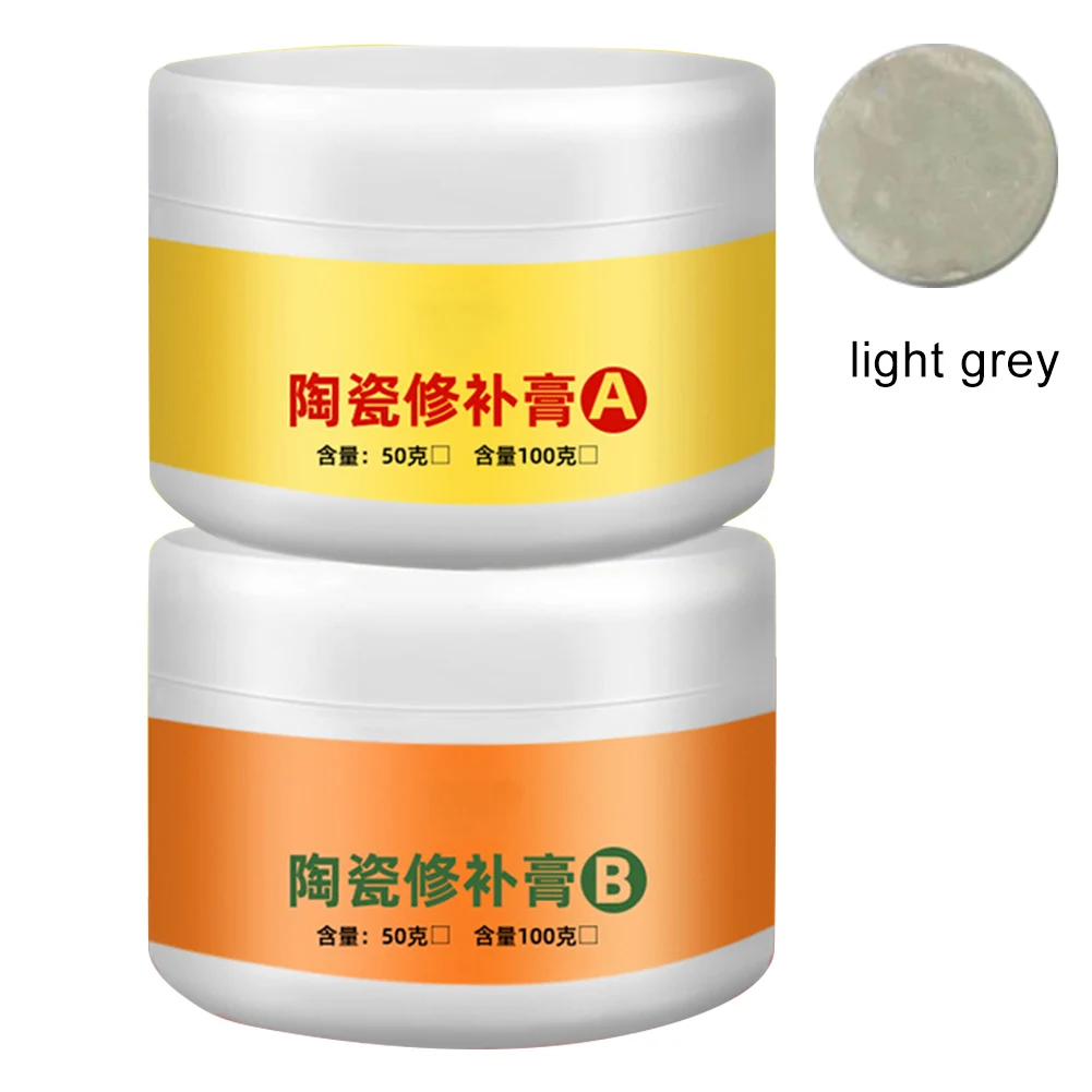 

Tile Repair Agent Paste Tub Repair Kit White Tile Shower Repair Kit for Fiberglass Porcelain Ceramic Fix Crack Free