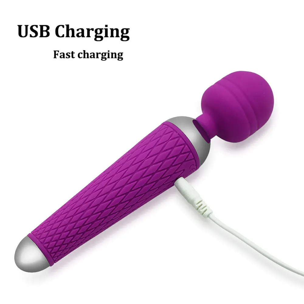 Мощные оральные клиторные вибраторы для женщин USB зарядка AV волшебная палочка