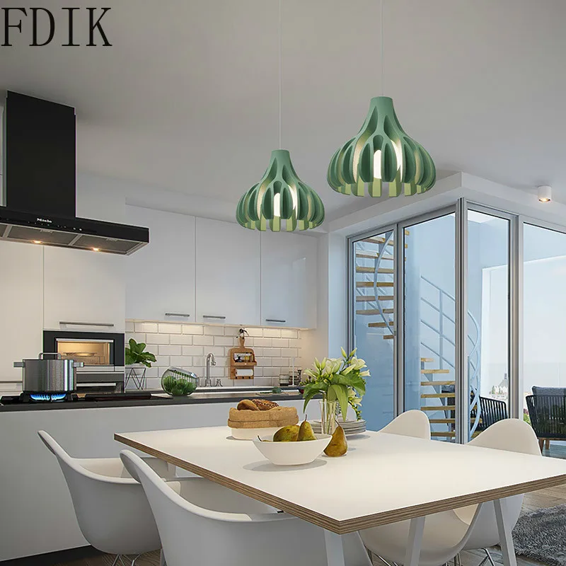 Современные подвесные светильники из коралловой смолы ретро светодиодные