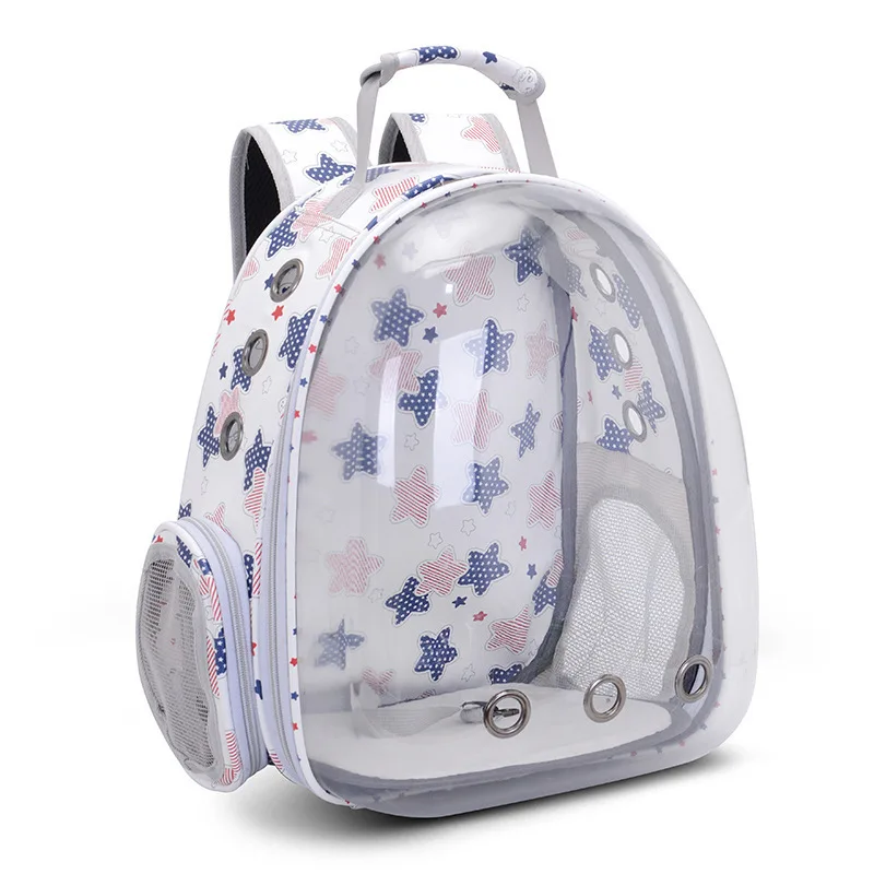 Pet Dog Cat backpack Travel Carrier Double Shoulder Bag Space Capsule Backpack for Small Handbag Carrying | Дом и сад