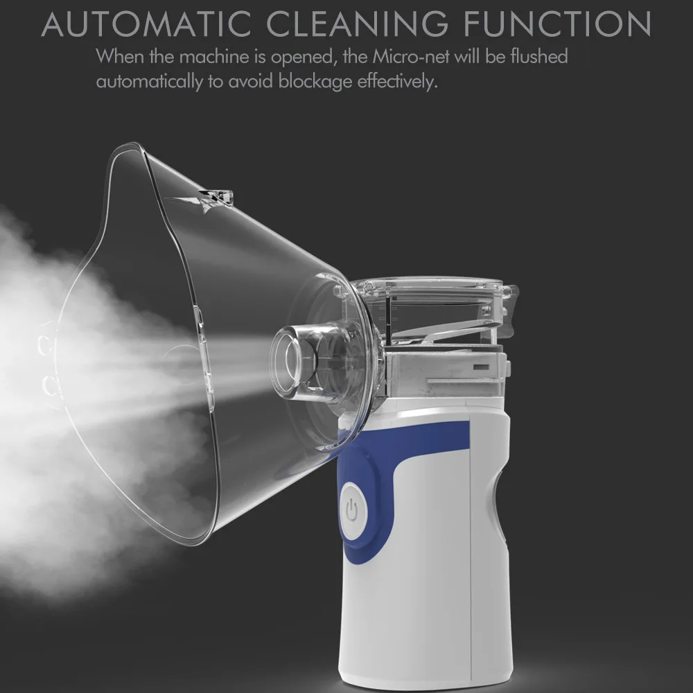 Портативный ультразвуковой небулайзер с USB-разъемом медицинский ингалятор для