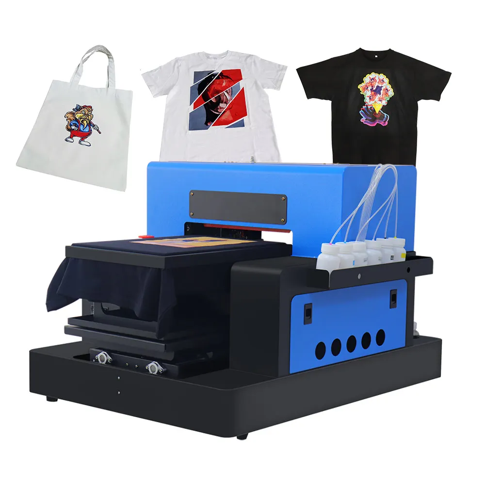 

A3 F3050 MAX DTG Flatbed Printer For T Shirt Clothes Jeans Bags DTG Printing Machine Direct to Garment Printing Machine