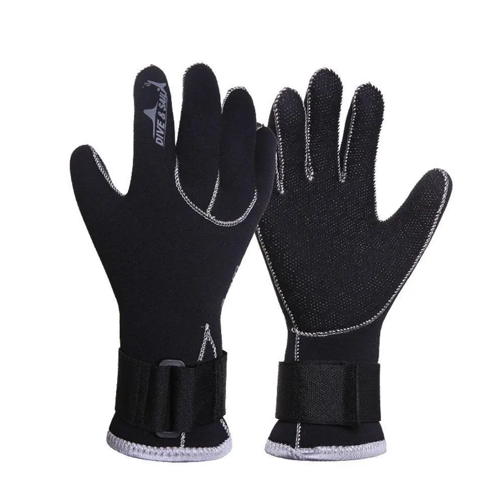 

1 пара быстросохнущие нескользящие Неопреновые перчатки для серфинга и дайвинга, водонепроницаемые перчатки для каякинга, плавания, 3 мм ка...