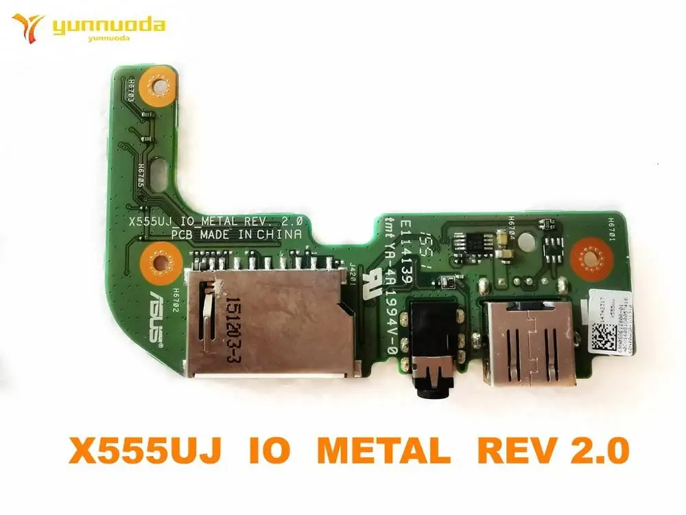 Original para Asus Placa Metal Rev 2.0 Testado Bom Frete Grátis X555uj Usb io