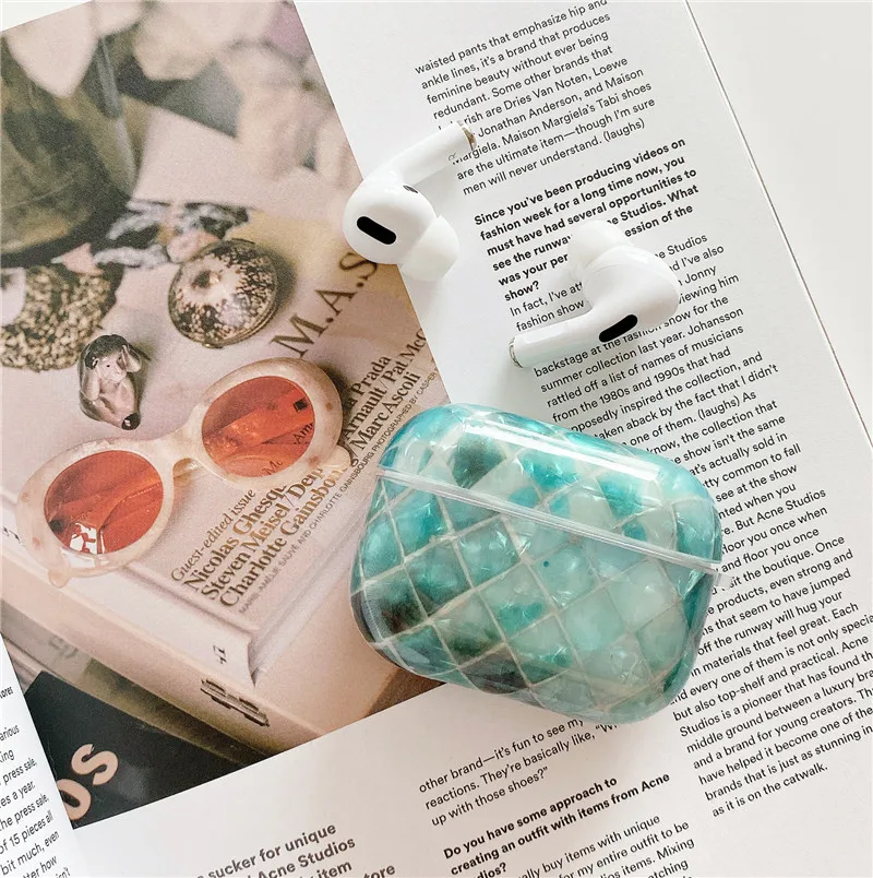 WY70-ForPro08 Забавный абстракционный узор для Airpods Pro чехол Роскошный прозрачный Bluetooth наушники защитный чехол для air pods 3/2 мягкий чехол - Цвет: WY70-ForPro08