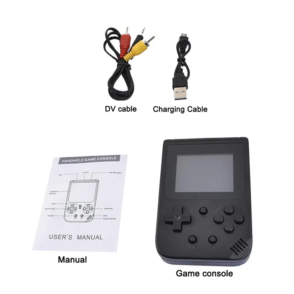 500 в 1 2 4 дюймовая игровая консоль Мини Портативный игровой автомат поддерживает