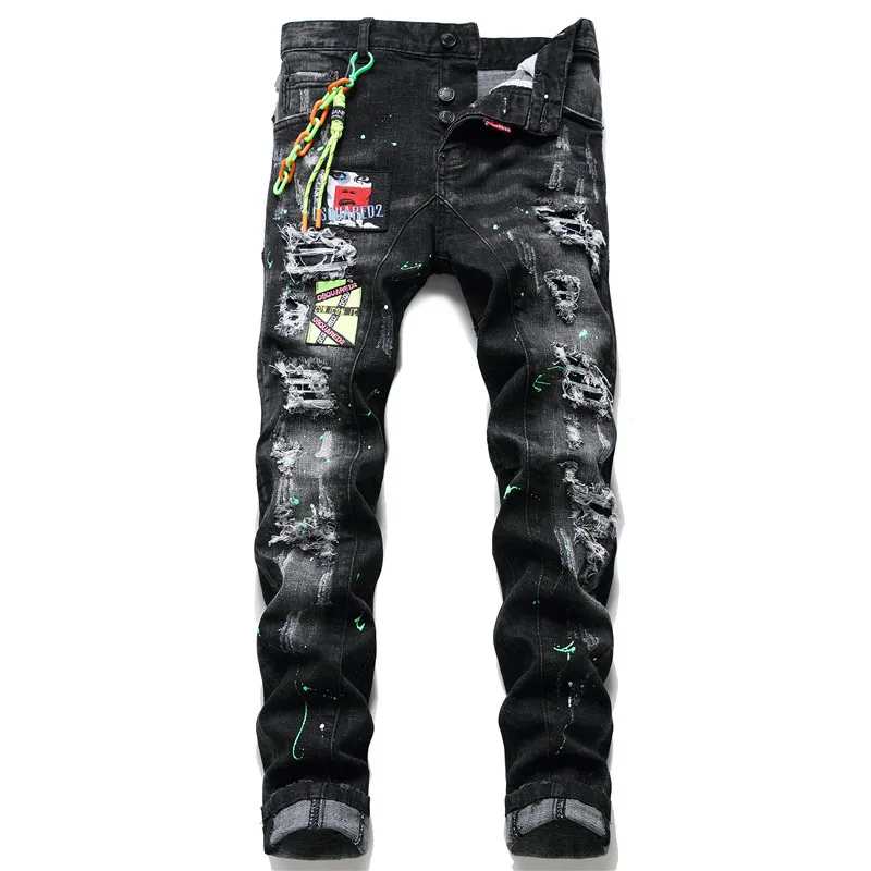 

2021 New Style DSQ Jeans Fashion Brand Small Feet Pants Plus Size Jeans
