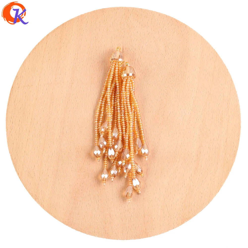 Сердечный дизайн 10 шт. 10*76 мм Ювелирные изделия из жемчуга Аксессуары/хрустальные