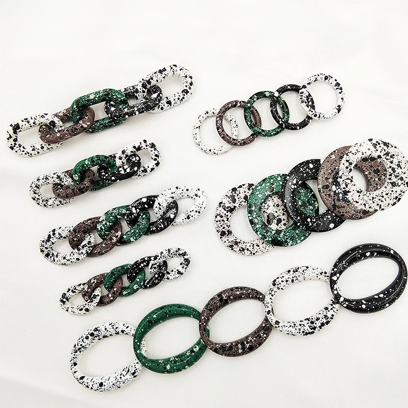 

Цепочка-петля женская из акрила, 100 шт., 24 мм