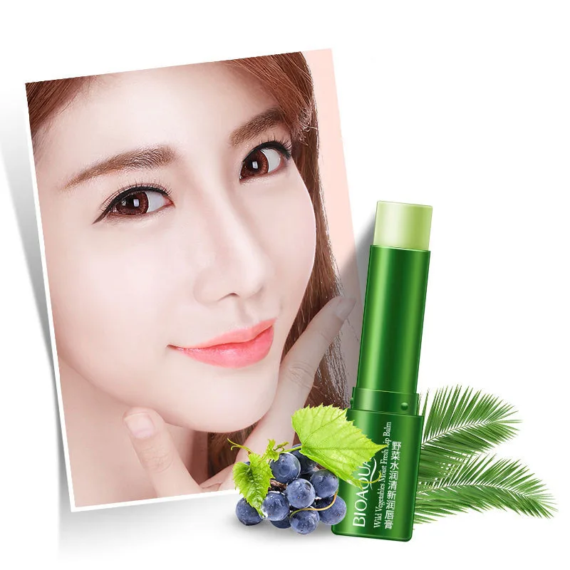 BIOAOUA овощи бальзам для губ увлажняющий питательный губная помада макияжа