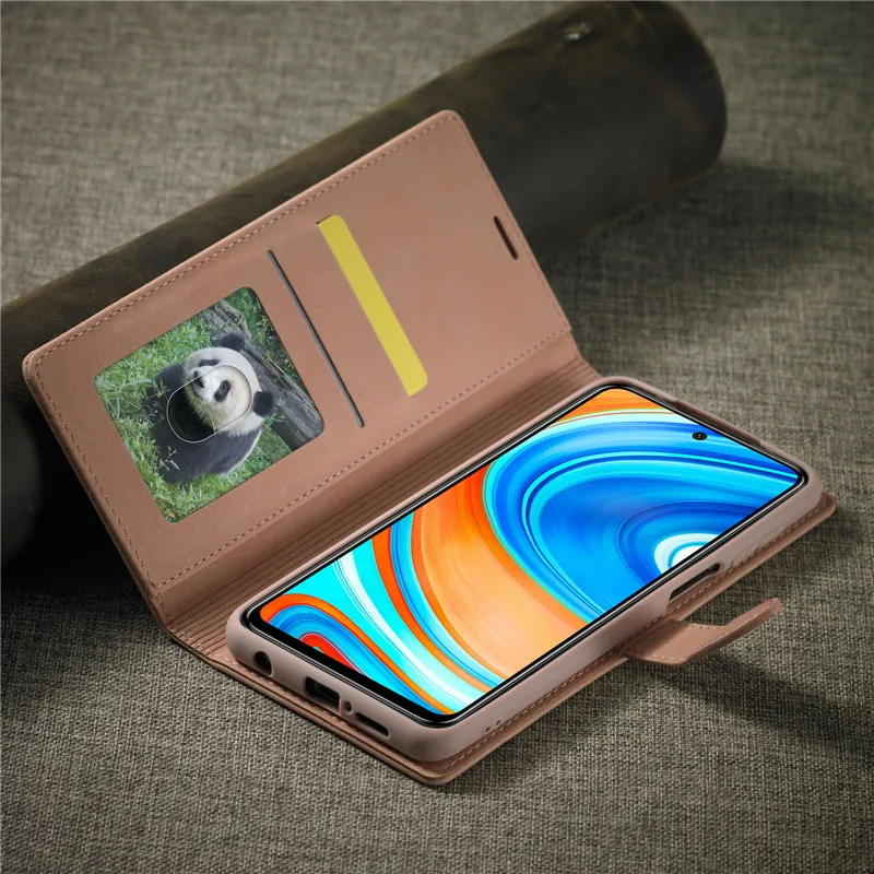 

Redmi Note9 Pro Leather Cases for Capa on Xiaomi Redmi Note 9 Pro 6.67" Case Magnetic Funda Redmi Note9pro Concise Wallet Covers