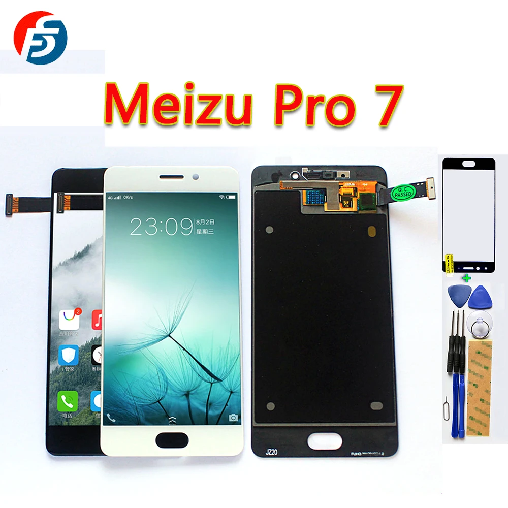 ЖК дисплей AMOLED Fansu для Meizu Pro 7 сенсорный экран 5 2 дюйма дигитайзер в сборе 1920*1080