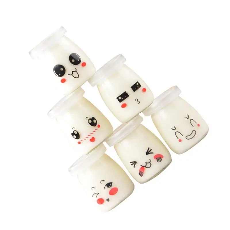 6 шт 100 мл бутылочки для пудинга симпатичная термостойкая стеклянная Желейная