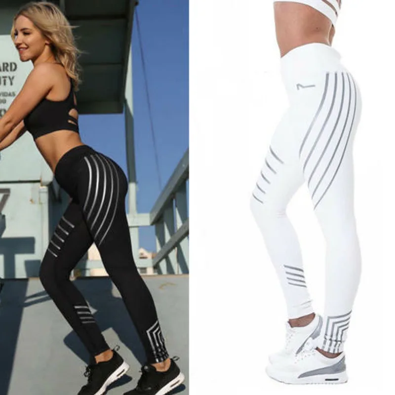 Женские быстросохнущие спортивные Леггинсы для фитнеса штаны с принтом йоги