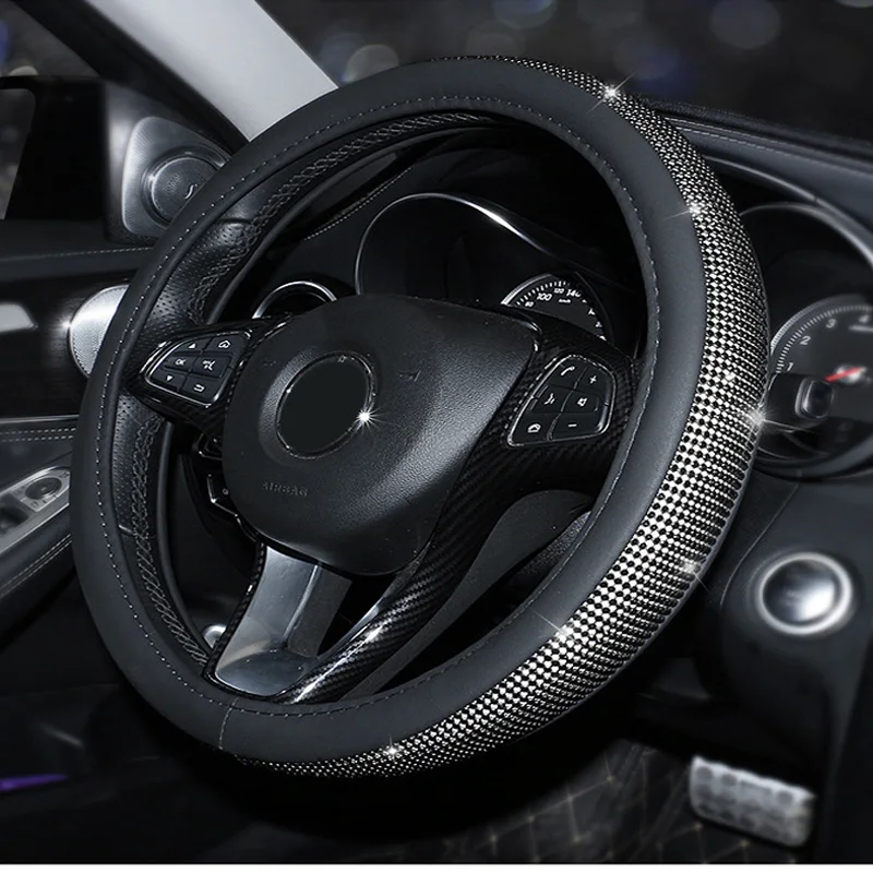 Diamond Автомобильный руль охватывает Стразы с украшением в виде кристаллов