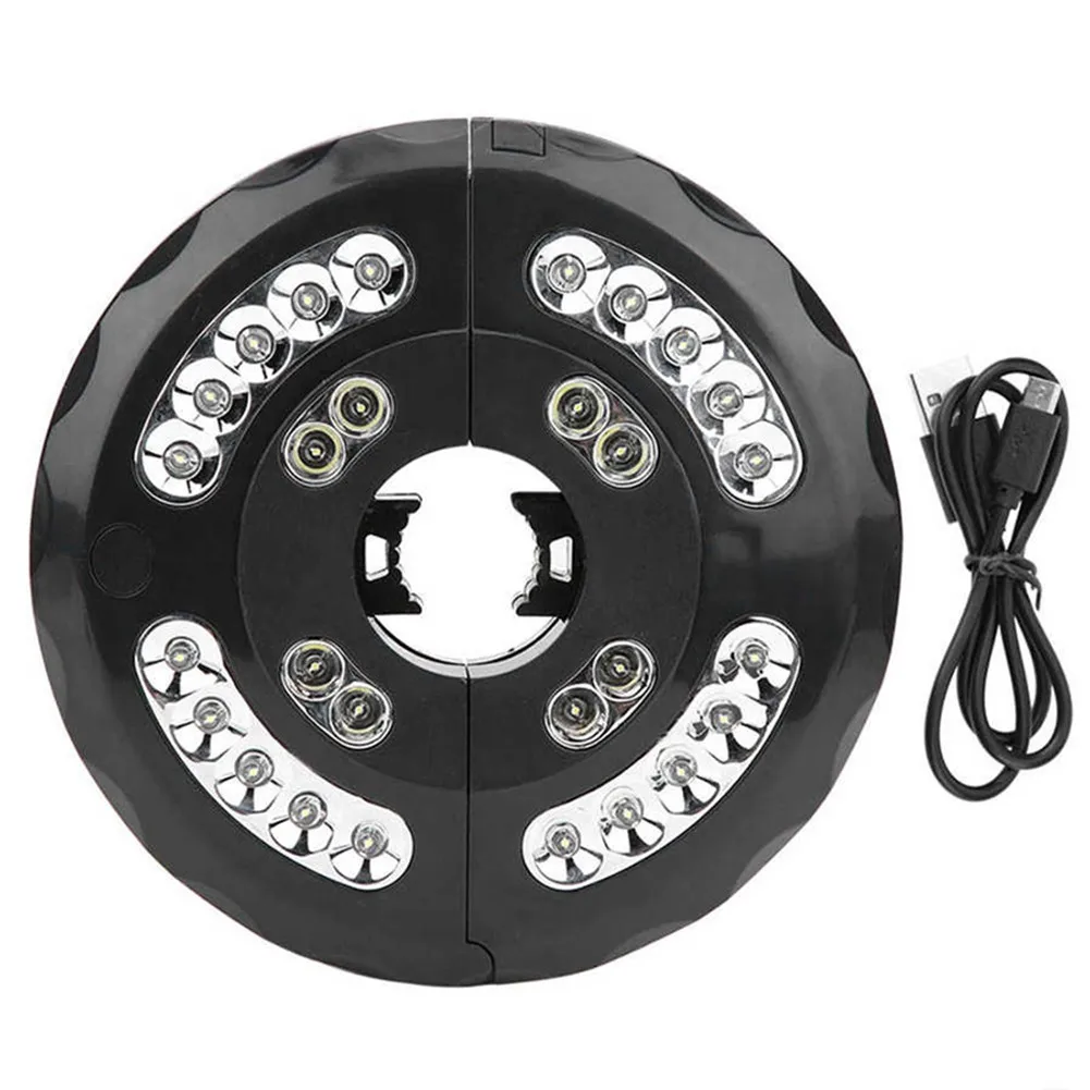 

28 LED Outdoor Self-defense Camping Hunting Supplies Equipment Multi-tool Torch Hanging Lantern Night Light Umbrella Tent Lamp
