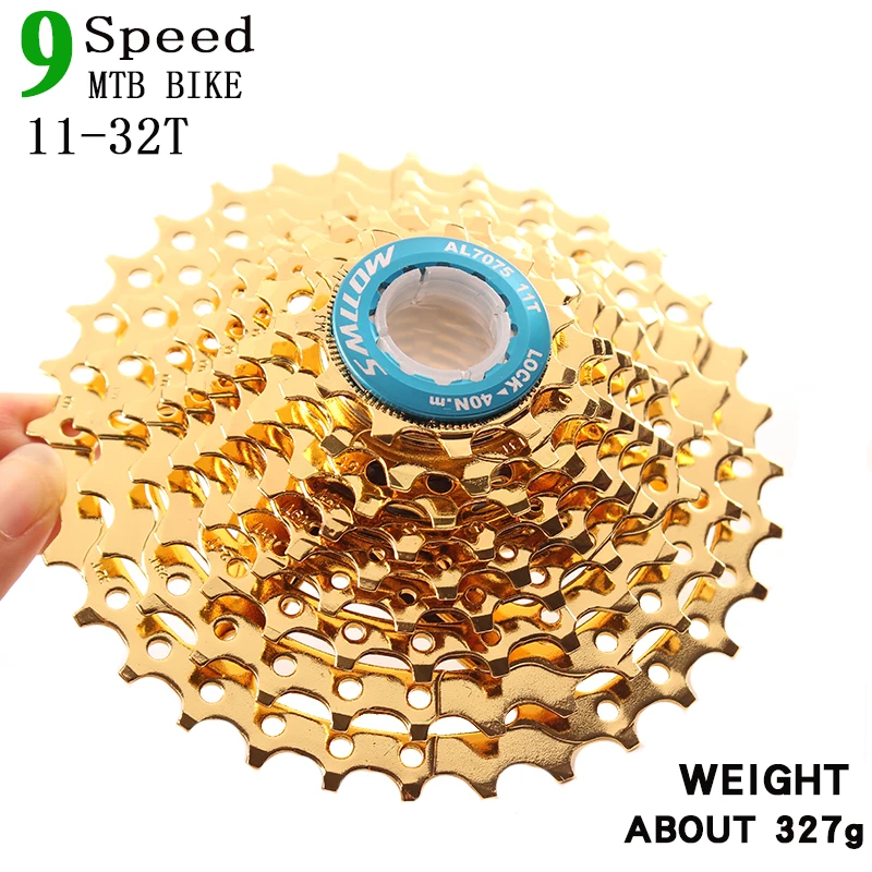 Кассета GOLD SMLLOW для горного велосипеда 9s 27s 9Speed Freewheel 11- 32T M370 M430 M4000 M590 M3000 K7 x5 x7 x9 xo |