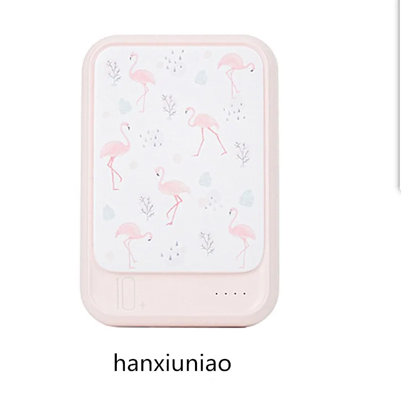 hanxiuniao Maoxin портативное зарядное устройство типа c на базе Android ios, Внешнее зарядное устройство, аксессуары для телефона, розовое зарядное устройство, 10000 мА/ч, 11 цветов - Цвет: hanxiuniao