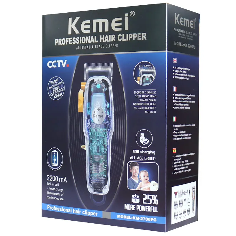 

professional home hair trimmer adjustable electric hair clipper barber shop taper lever beard finishing haircut tool