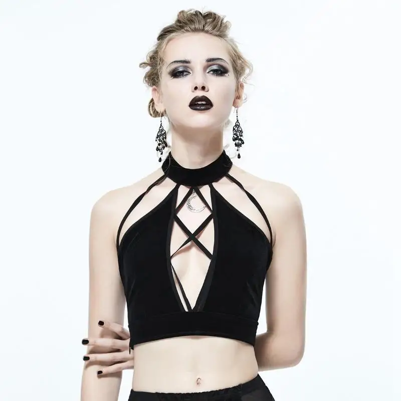 Женский топ с ремешком DEVIL TT088|Майки| |