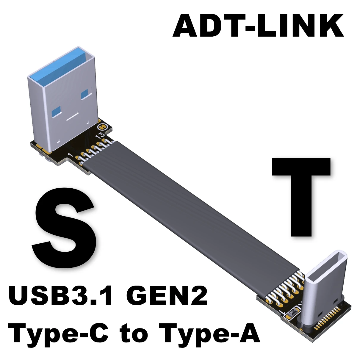 

Кабель-удлинитель ADT USB3.1 «штырь-штырь» «гнездо-гнездо»