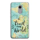 FunnyTechЧехол для Xiaomi Redmi Note 4 l, акварельный Дорожный Чехол Mapamundi
