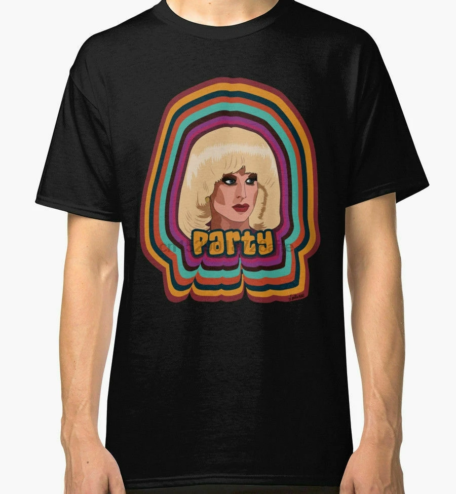 Новые Катя замолодчикова-вечерние мужские черные футболки S-5XL мужчин и женщин -