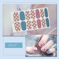 1 sheet nail sticker waterproof adhesive nail decals manicure nails decor diy cin6 899