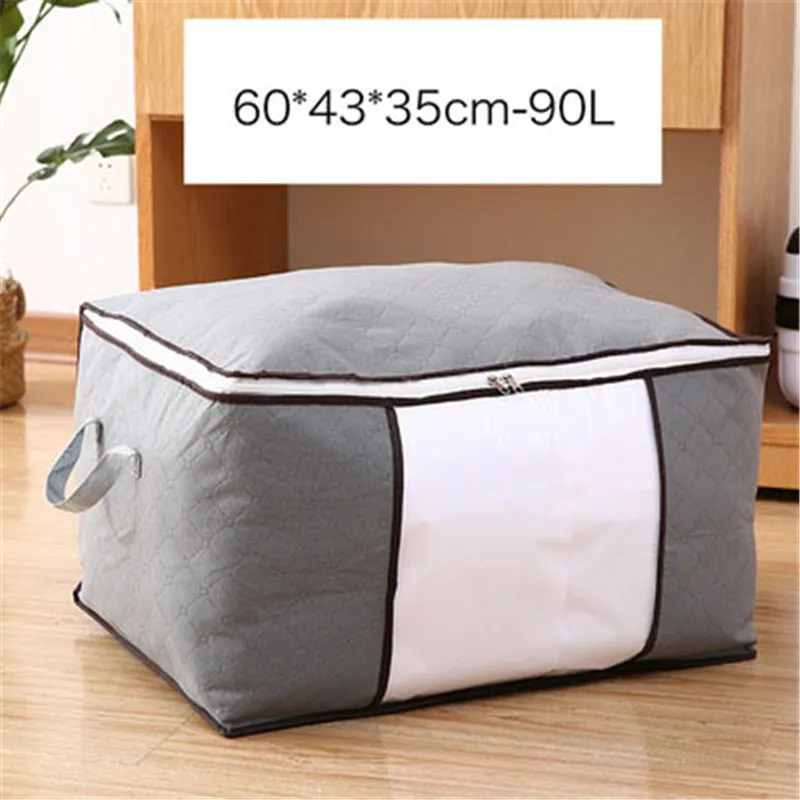 

Quilt Storage Bag Home Moisture-Proof Clothing Quilt Storage Bag Thickened Non-Woven Luggage Moving Packing Bag