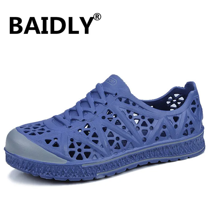 Мужские сандалии Летняя Открытая дышащая пляжная Босоножки 2019 мужской