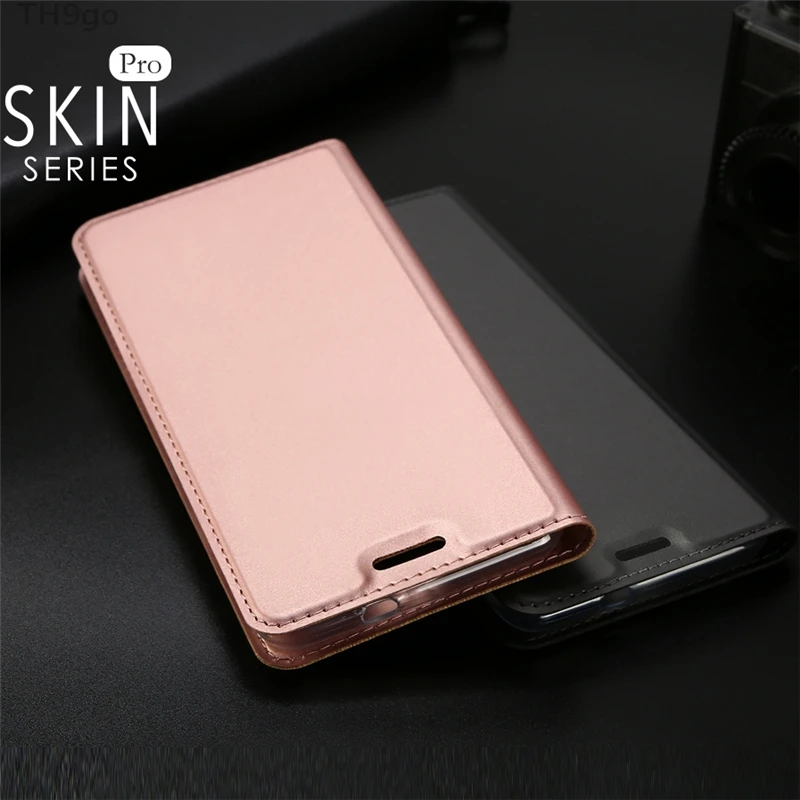 Кожаный чехол бумажник с отделением для карт и подставкой Xiaomi Redmi 6A 6 Note Pro