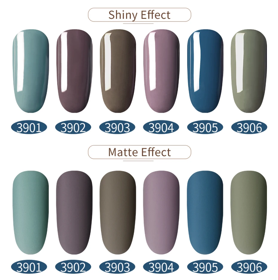 HNM 8 мл УФ/светодиодный лак для ногтей отмачиваемый ванильный Серый Цвет Гель