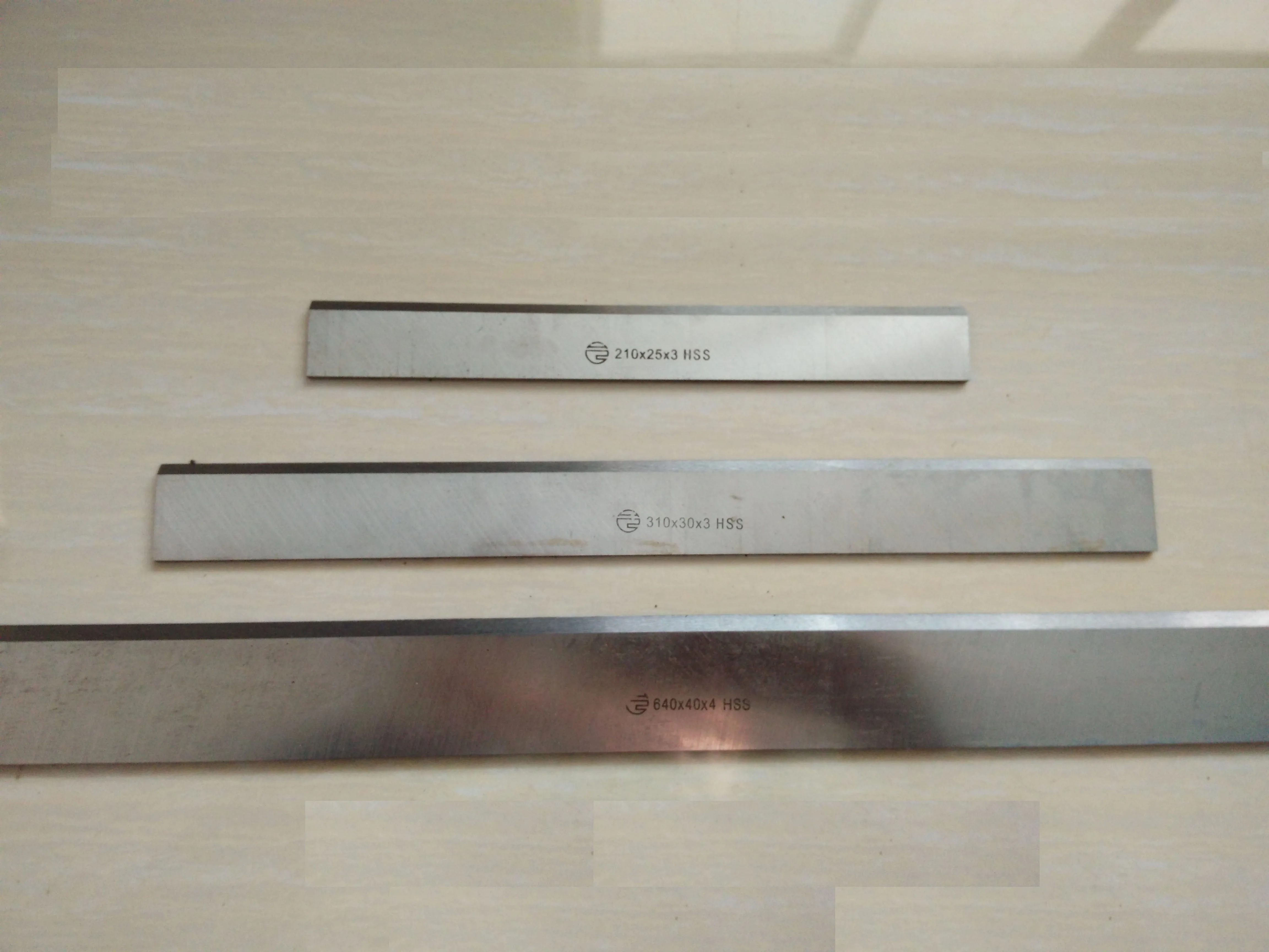 Woodworking machinery planer accessories, high-speed steel blades