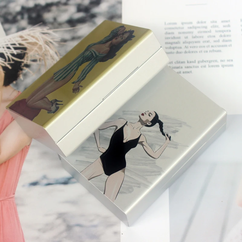 Сексуальный Классический производный Модный чехол для сигарет из