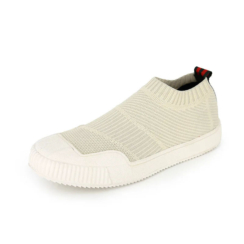 Классическая Тканевая обувь вязаные носки спортивная женская летняя дышащая